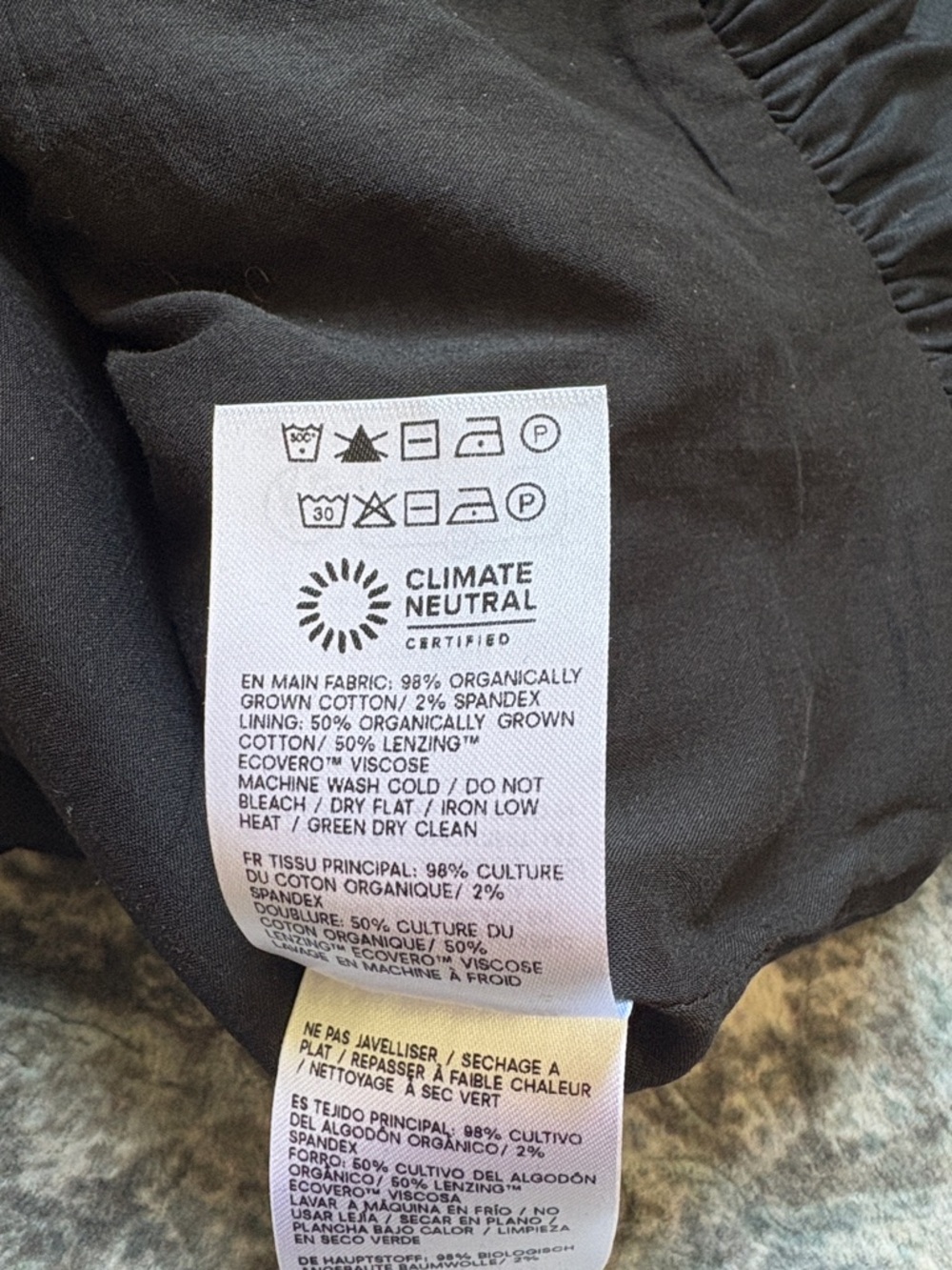 Reformation Babette Black Bubble Hem Halter Mini Dress - Picture 12 of 13